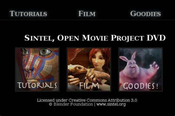 Sintel DVDs have shipped with film, commentaries, and Blender tutorials